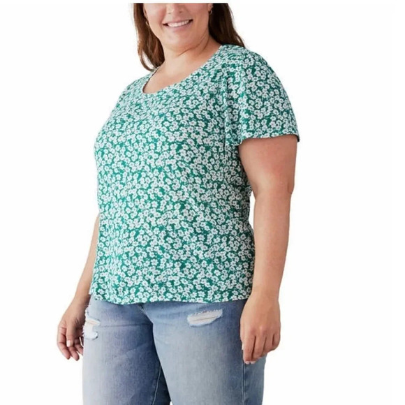 Lucky Brand Ladies' Flutter Sleeve Top - Picture 4 of 6